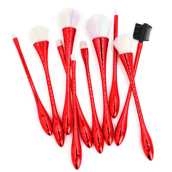 10 Piece Hour Glass Brush Set – Professional Makeup Tools-My Makeup Brushset