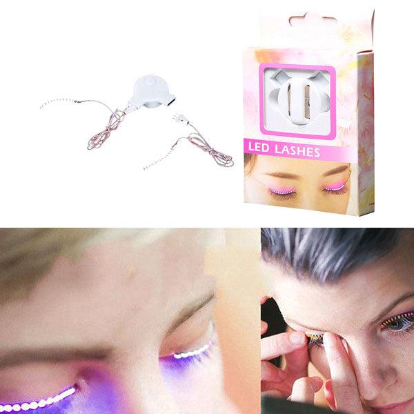 Waterproof LED Lashes - Light Up Eyelashes For Parties-My Makeup Brushset
