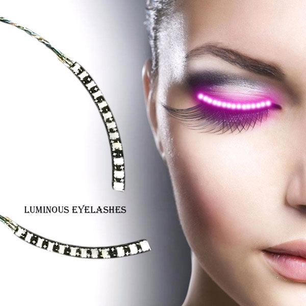 Waterproof LED Lashes - Light Up Eyelashes For Parties-My Makeup Brushset