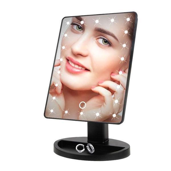 LED Sensor Beauty Mirror – Touch Control for Perfect Lighting-My Makeup Brushset
