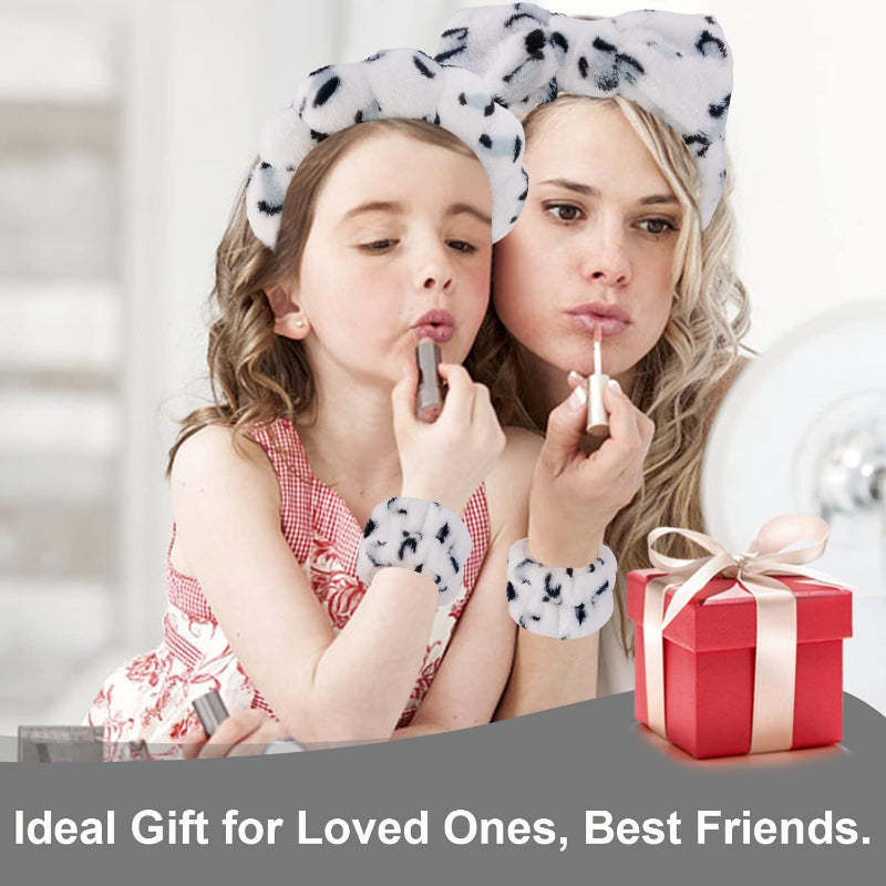 Leopard Spa Accessory Set 4 Pieces For Skincare And Beauty-My Makeup Brushset