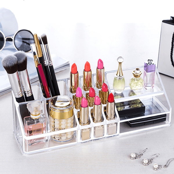 Acrylic Cosmetic Organizer – Clear and Space-Saving Makeup Storage-My Makeup Brushset