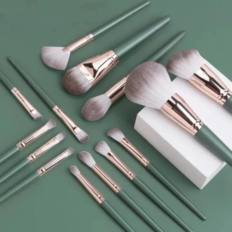 14 Piece Makeup Brush Set -  High Quality Cosmetic Brushes-My Makeup Brushset