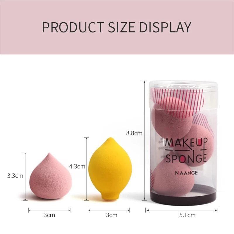 3 Pcs/Box Makeup Sponge Mini Puff Set-My Makeup Brushset