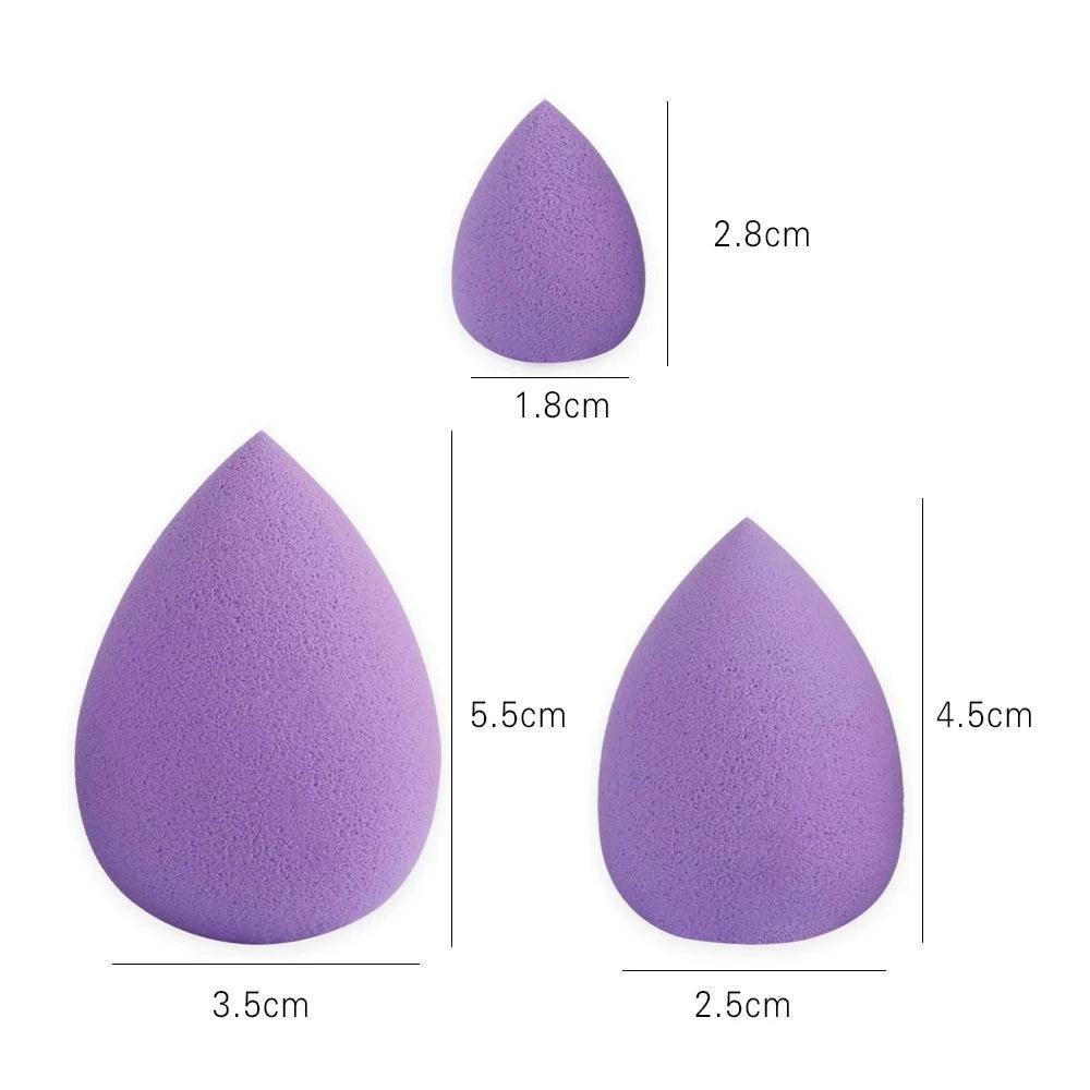 Makeup Sponge Tool - Flawless Blending 3 Piece Set-My Makeup Brushset