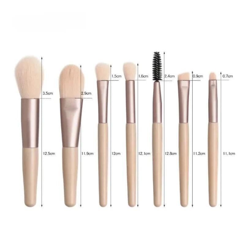 7Pcs Mini Makeup Brush Kit – Soft, Travel-Friendly and Pro Quality-My Makeup Brushset