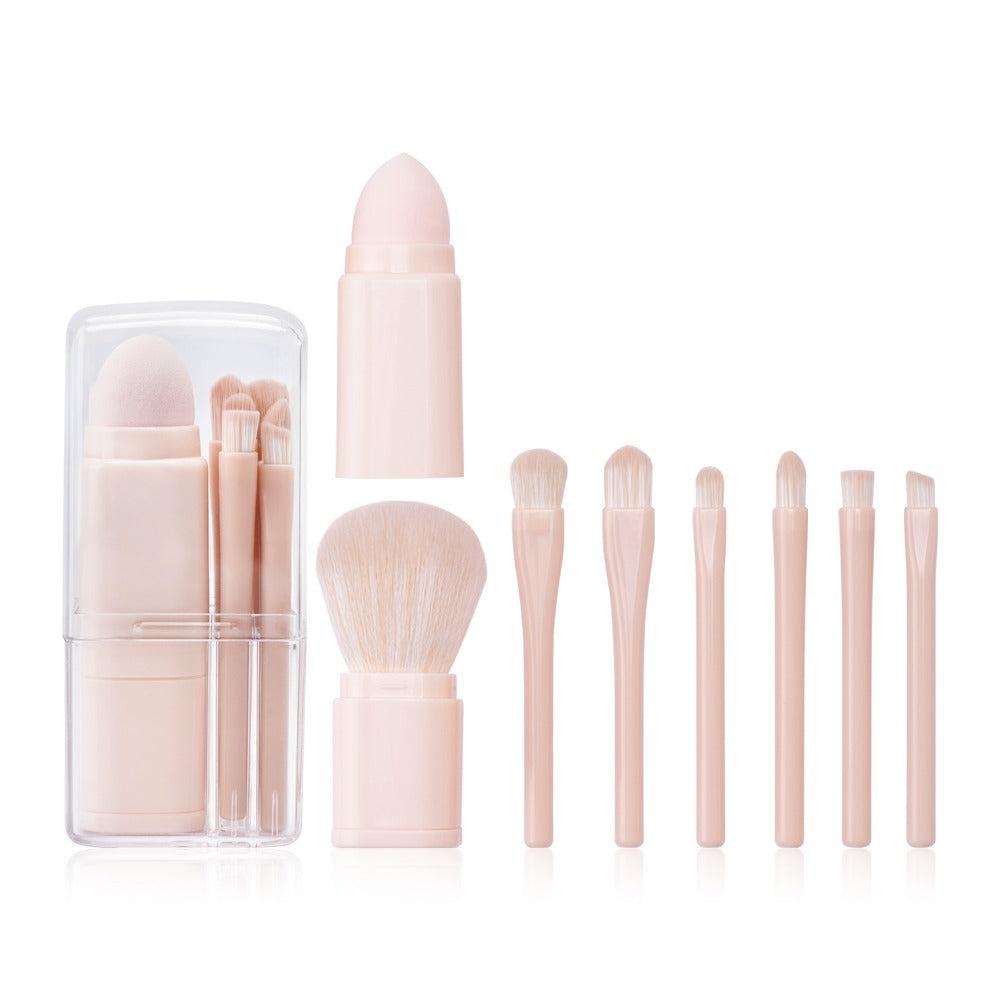 7 Pcs Mini Makeup Brush Set – Travel-Friendly with Storage Box-My Makeup Brushset