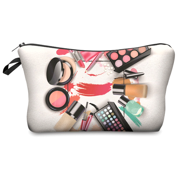 Makeup Bag With Zipper Closure For Brushes And Palettes-My Makeup Brushset