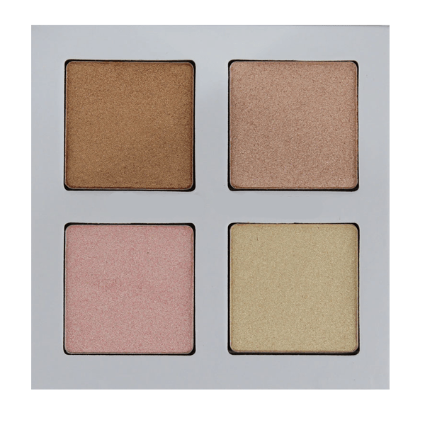 Mini Highlighter Palette – Illuminate Your Skin With 4 Shade-My Makeup Brushset