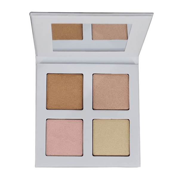 Mini Highlighter Palette – Illuminate Your Skin With 4 Shade-My Makeup Brushset