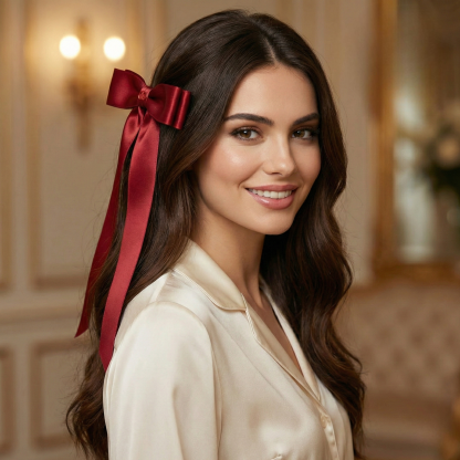 Magnetic Clip Bow Hair Accessory