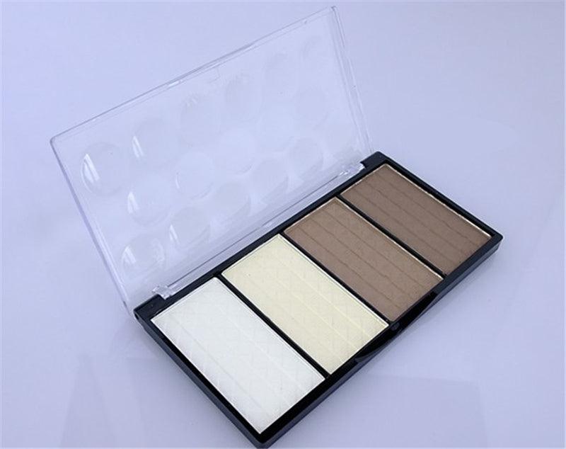 4-Color Contour Highlight Contour Palette Shading Powder Bronzer-My Makeup Brushset