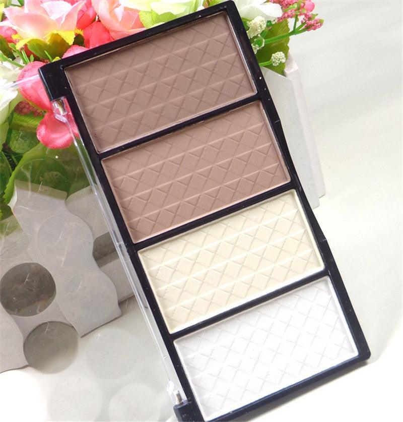 4-Color Contour Highlight Contour Palette Shading Powder Bronzer-My Makeup Brushset
