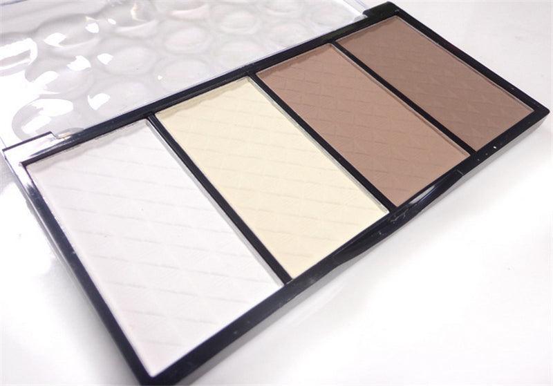 4-Color Contour Highlight Contour Palette Shading Powder Bronzer-My Makeup Brushset
