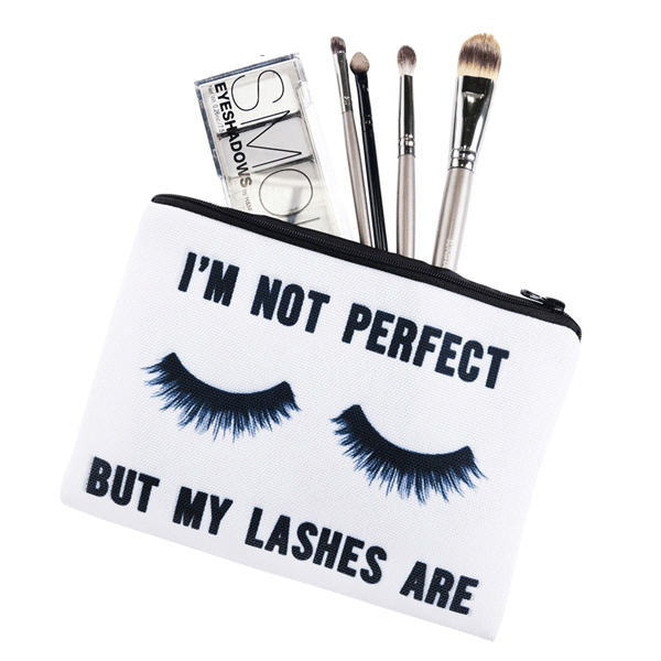 Makeup Bag With Zipper Closure For Brushes And Palettes-My Makeup Brushset