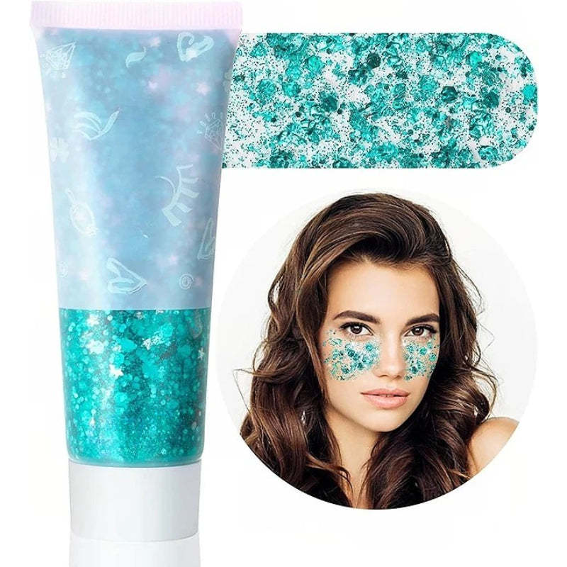 Multi Purpose Party Glitter Gel for Events and Celebrations-My Makeup Brushset