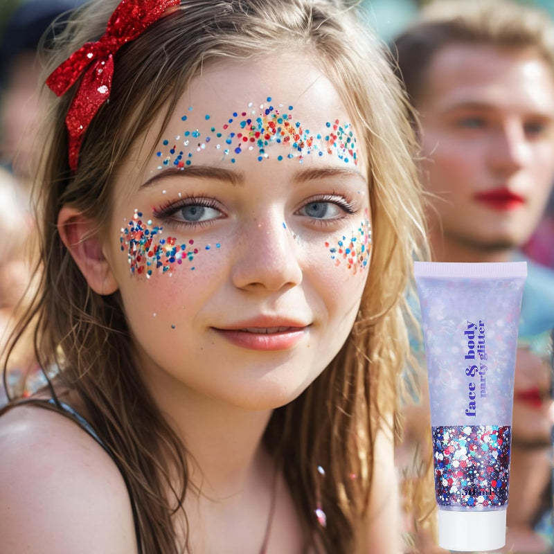 Multi Occasion Party Glitter Gel for Events and Celebrations-My Makeup Brushset