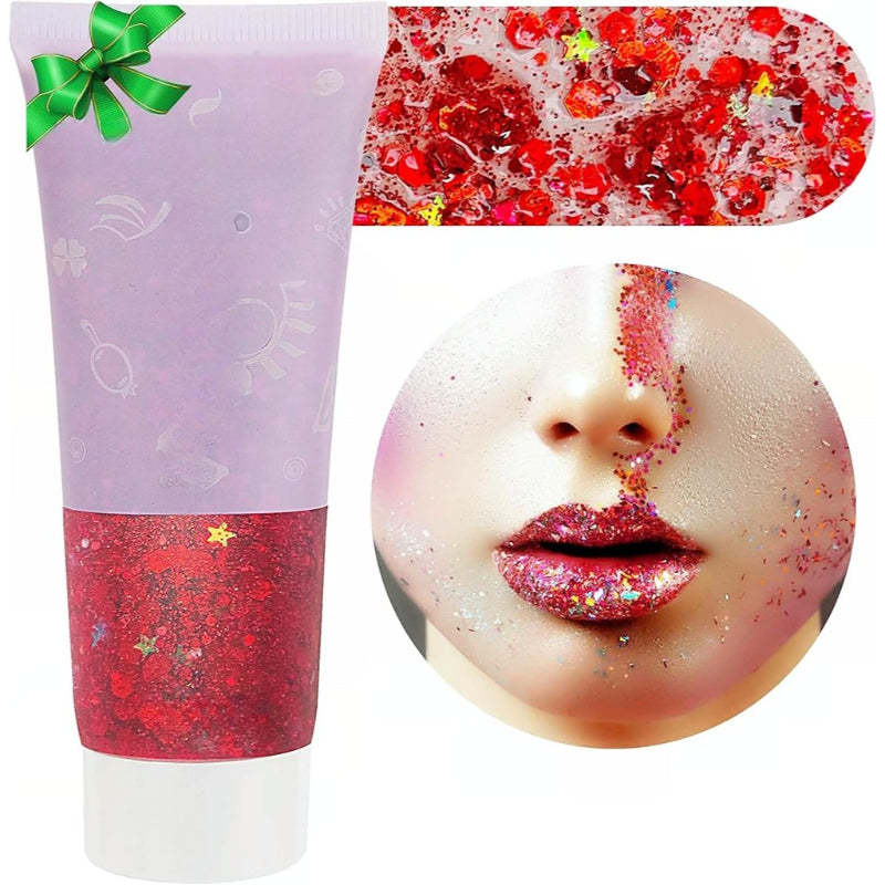 Multi Purpose Party Glitter Gel for Events and Celebrations-My Makeup Brushset