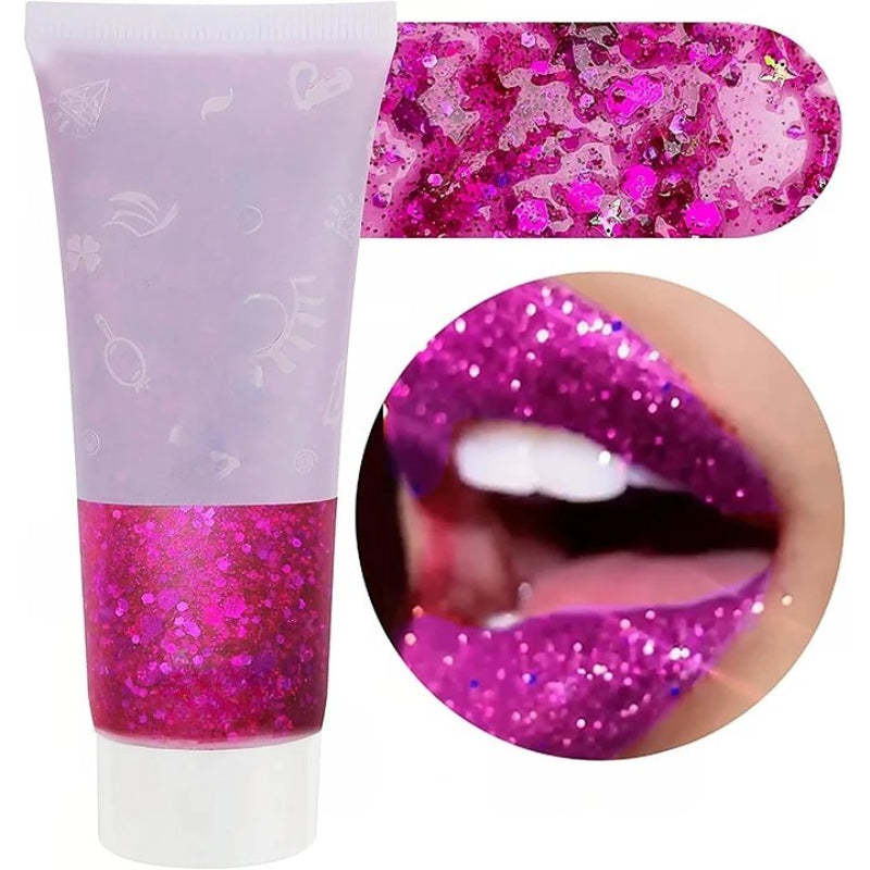 Multi Purpose Party Glitter Gel for Events and Celebrations-My Makeup Brushset
