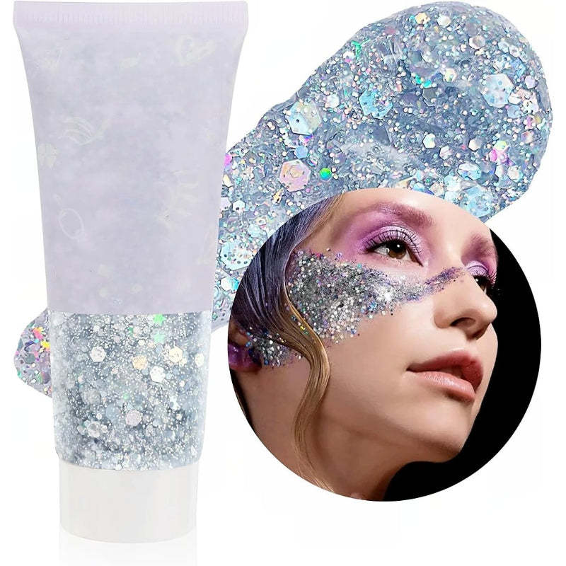 Multi Purpose Party Glitter Gel for Events and Celebrations-My Makeup Brushset