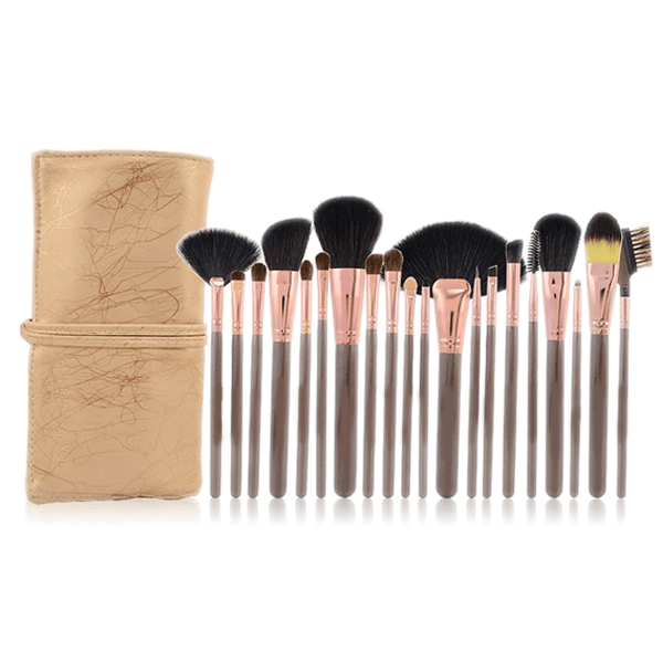 24 Piece Makeup Brush Set – Complete Face and Eye Coverage-My Makeup Brushset
