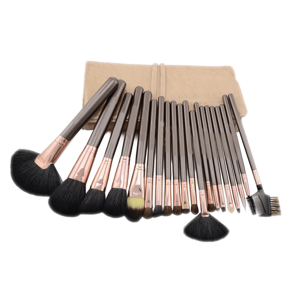 24 Piece Makeup Brush Set – Complete Face and Eye Coverage-My Makeup Brushset