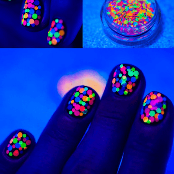 Multicolor Radiant Nail Confetti – A Fun and Vibrant Nail Art Essential-My Makeup Brushset