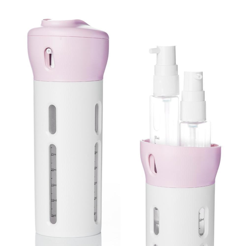 4 in 1 Portable Lotion Dispenser - Your Ultimate Travel Companion-My Makeup Brushset