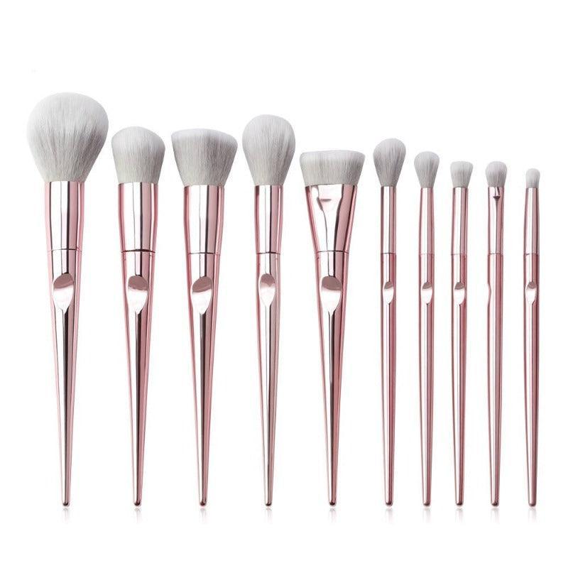 10-Piece Professional Makeup Brush Set For Flawless Application-My Makeup Brushset