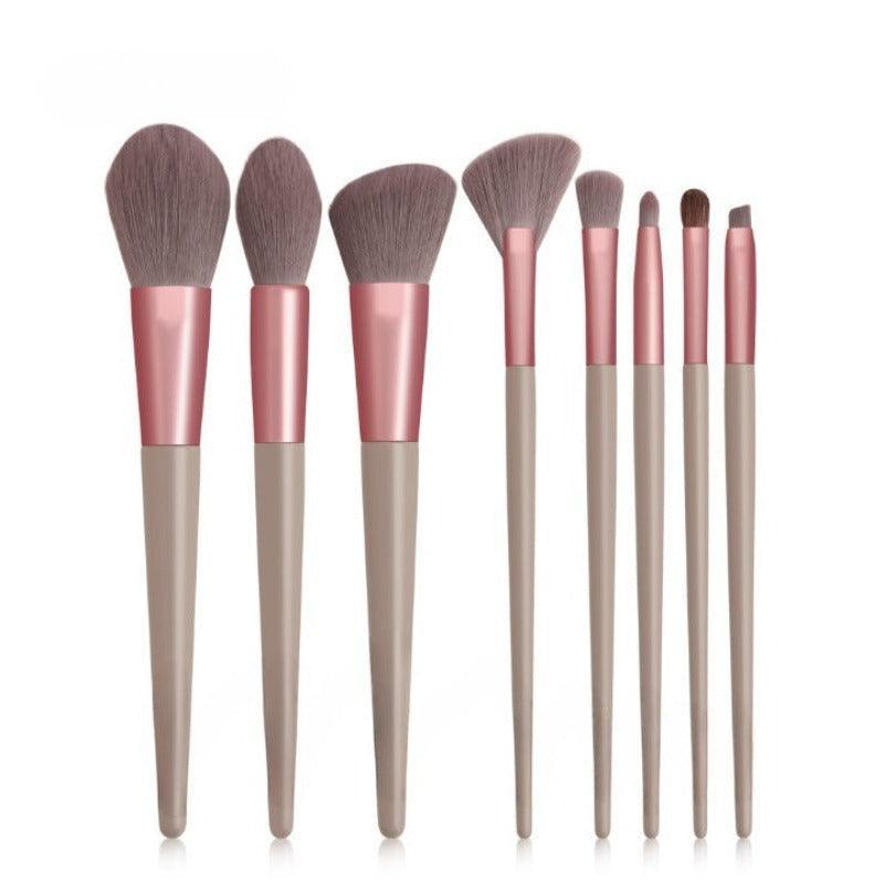 8 Pcs Professional Makeup Brush Set – Soft And  Precise Blending-My Makeup Brushset