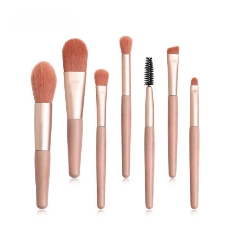 7Pcs Mini Makeup Brush Kit – Soft, Travel-Friendly and Pro Quality-My Makeup Brushset