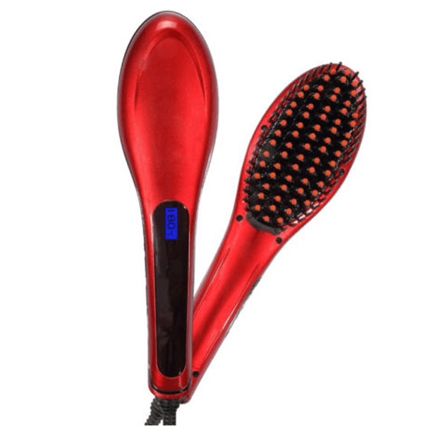 Ceramic Hair Straightening Brush – Tangle Free Styling-My Makeup Brushset