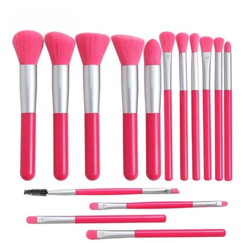 15 Pcs Neon Makeup Brush Set - Colorful & Soft Bristles-My Makeup Brushset