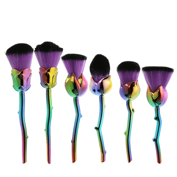6 Piece Makeup Brush Set – Complete Elegant and Versatile-My Makeup Brushset