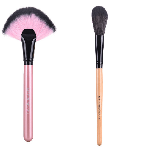 2 Pack Assorted Brushes – Versatile Duo for Flawless Application-My Makeup Brushset