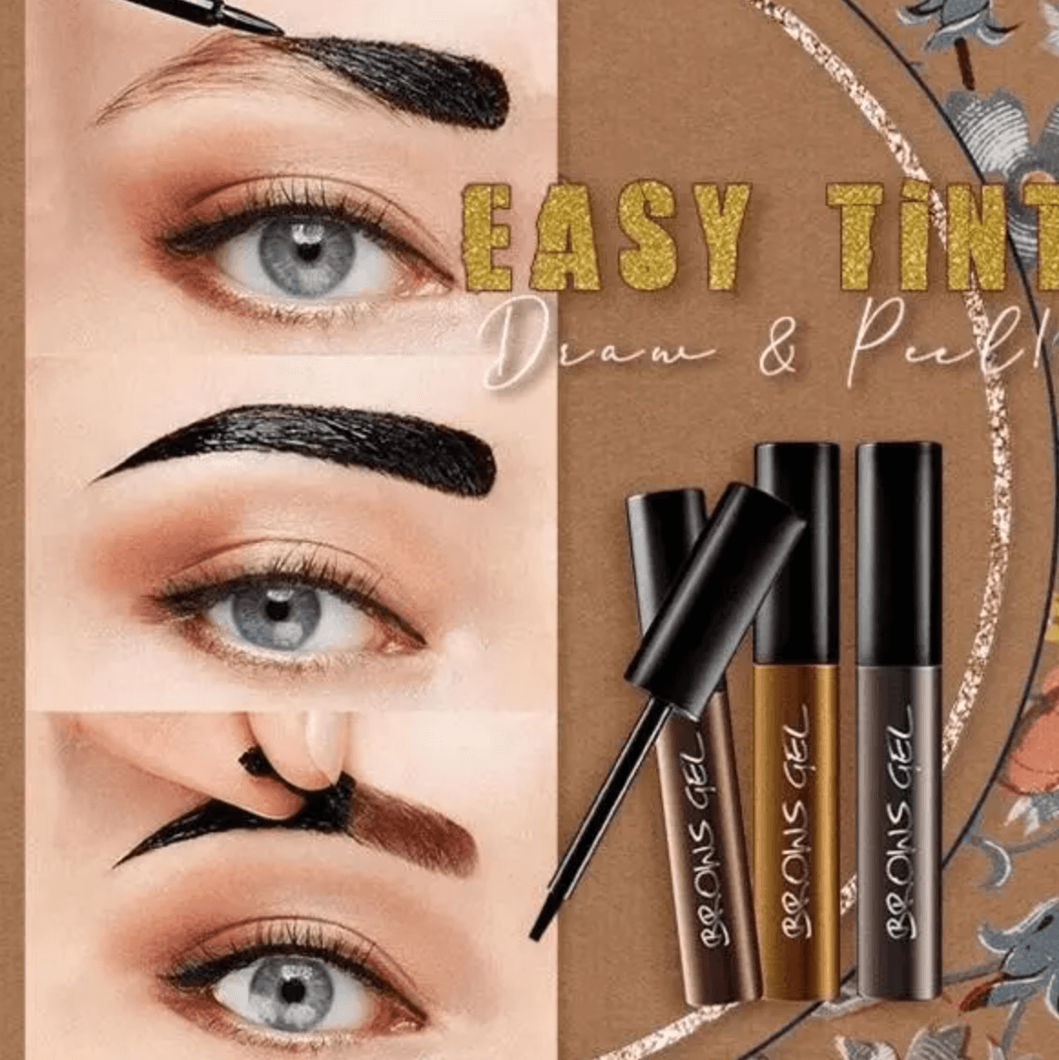 Eyebrow Tattoo Gel Tint – Semi-Permanent and Waterproof-My Makeup Brushset