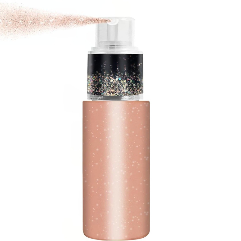 Shimmer Glitter Spray For Hair And Body Styling And Events-My Makeup Brushset