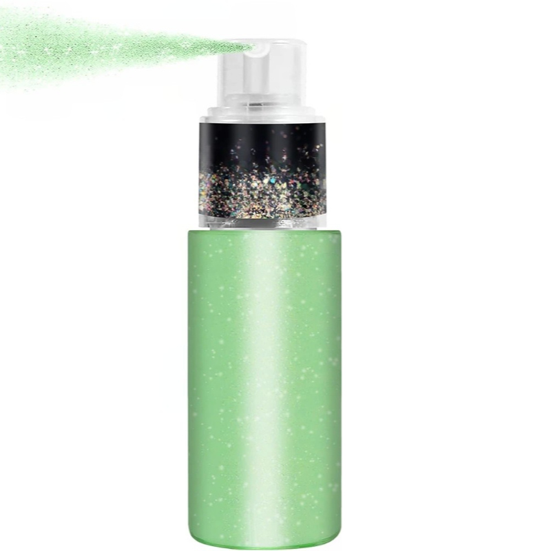 Shimmer Glitter Spray For Hair And Body Styling And Events-My Makeup Brushset