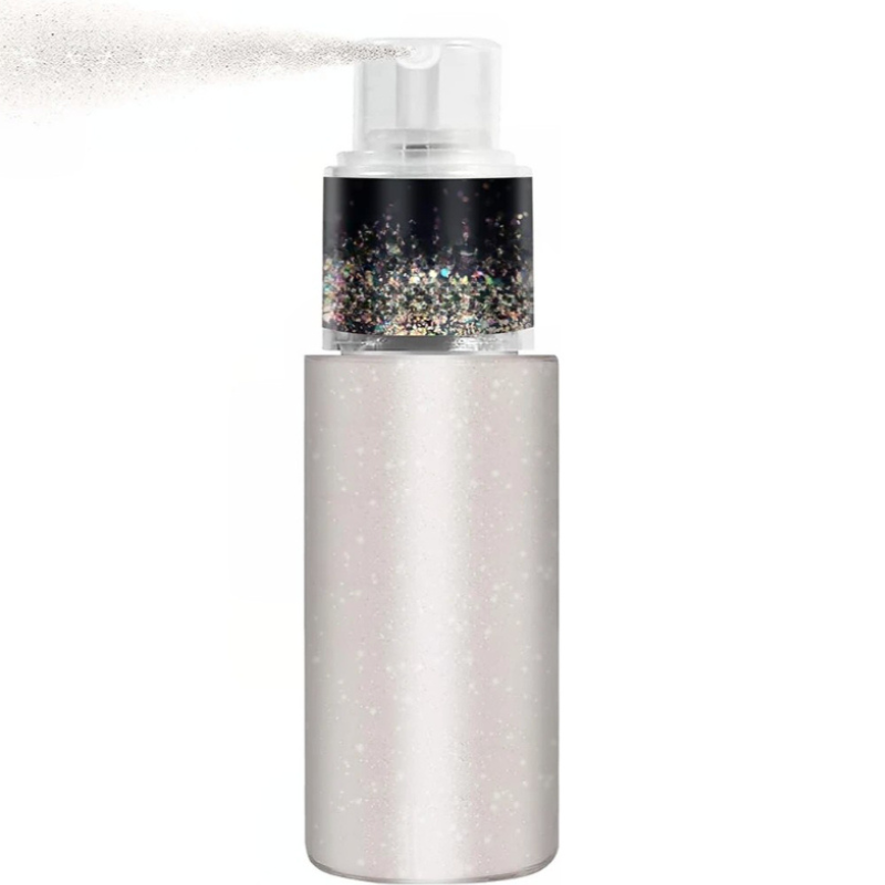 Shimmer Glitter Spray For Hair And Body Styling And Events-My Makeup Brushset