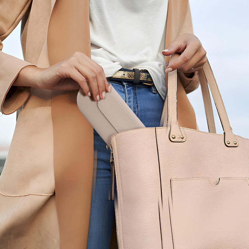 Silicone Brush Holder Travel Friendly with Magnetic Closure-My Makeup Brushset