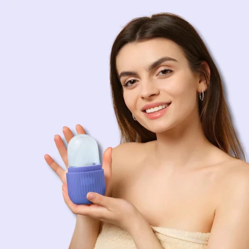 Soothing Facial Ice Roller - Cold therapy for skin-My Makeup Brushset
