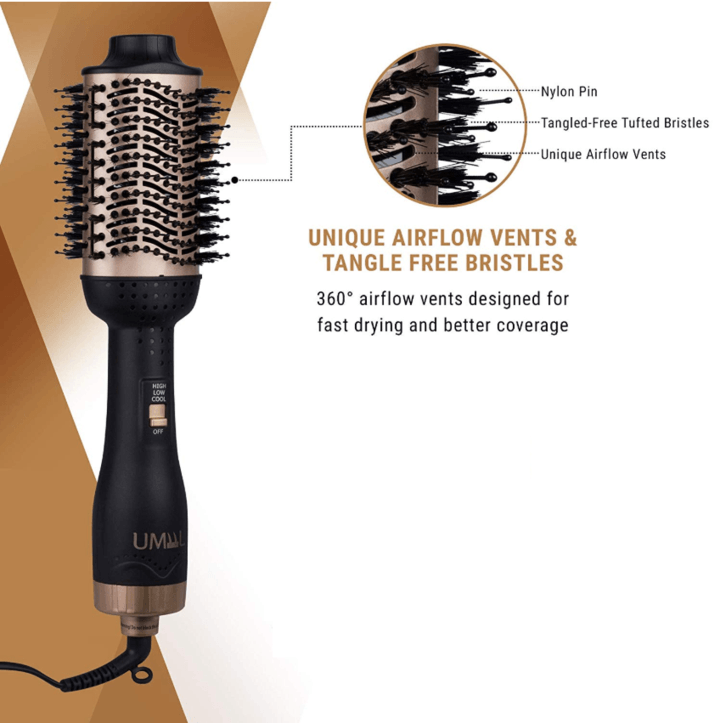 Hair Dryer Brush – A One-Step Volumizer for Effortless Styling-My Makeup Brushset