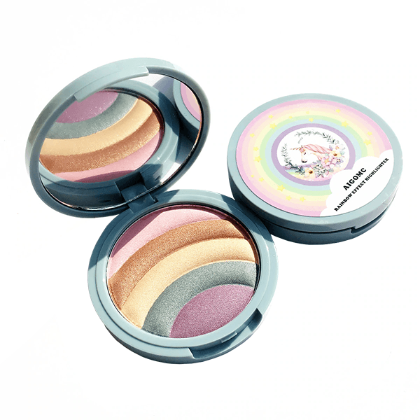 Rainbow Unicorn Highlighter For Face And Body - 5 Shades-My Makeup Brushset
