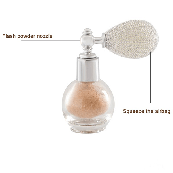 Shimmer Loose Powder Body Spray – Your Ultimate Glow Enhancer-My Makeup Brushset