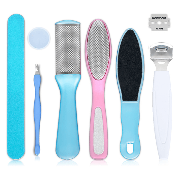 Exfoliating Pedicure Tool Set – Soft Skin And Smooth Feet-My Makeup Brushset