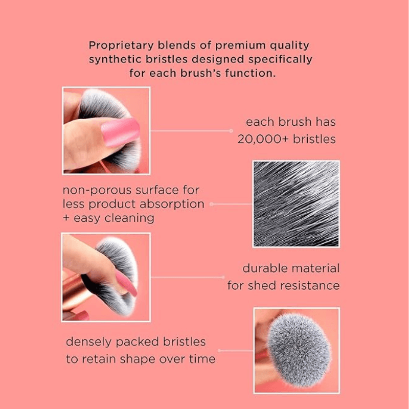 Blend and Blur Foundation Brush for Easy Flawless Application-My Makeup Brushset
