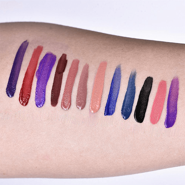Waterproof Matte Liquid Lipstick – Long-Lasting and Color-My Makeup Brushset
