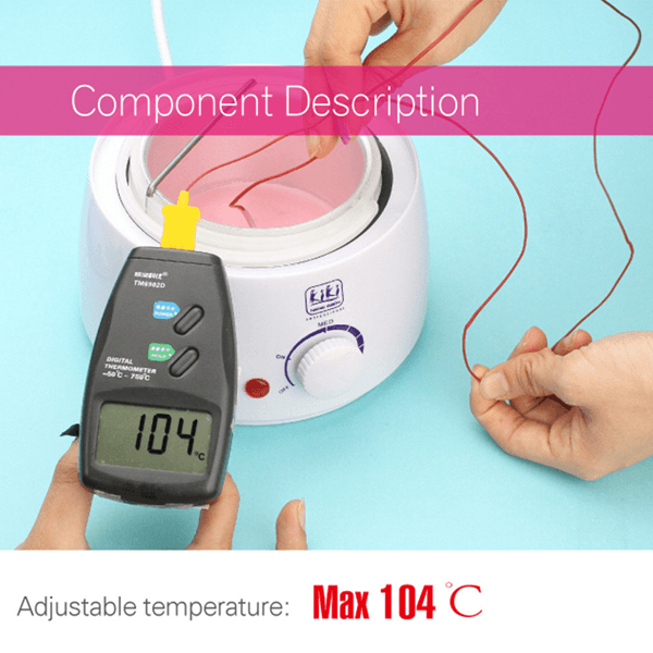 Compact Wax Bean Heater – Fast and Easy Home Waxing Solution-My Makeup Brushset