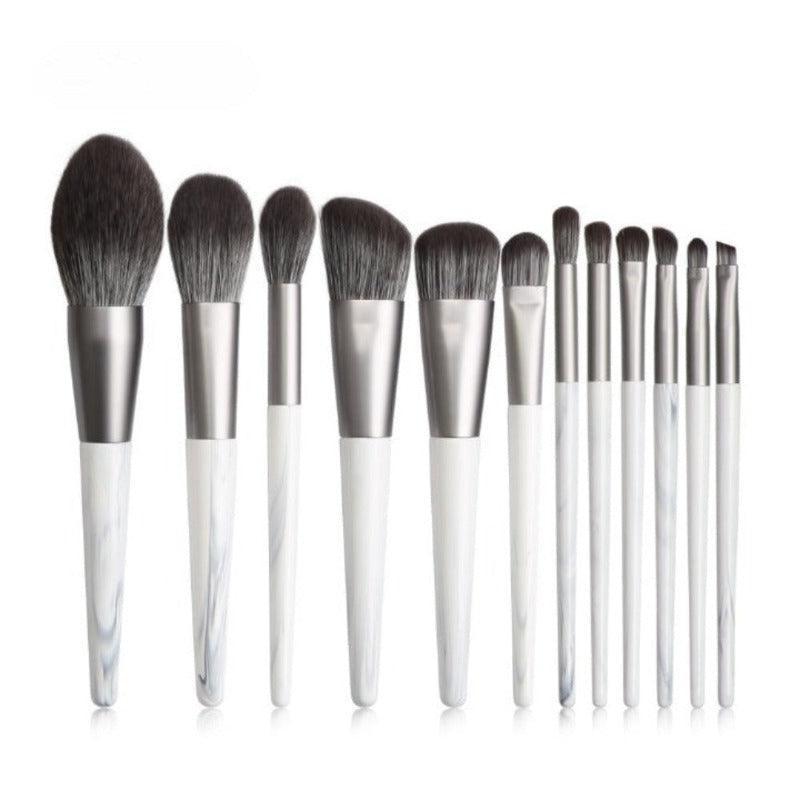 12 Pcs Makeup Brush Set with Wooden Handle – Soft Bristles-My Makeup Brushset