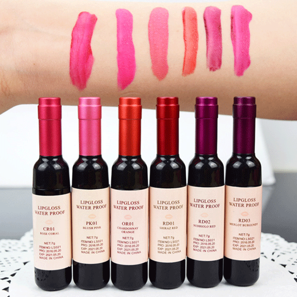 Wine Waterproof Lipstick – Hydrating And Long-Lasting Lip Tint-My Makeup Brushset